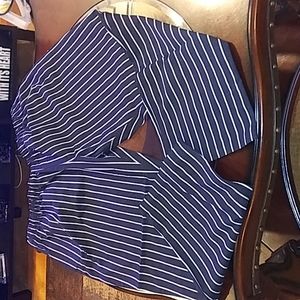 Dickies 5xl chefs pant. Black with white stripes. Unisex.